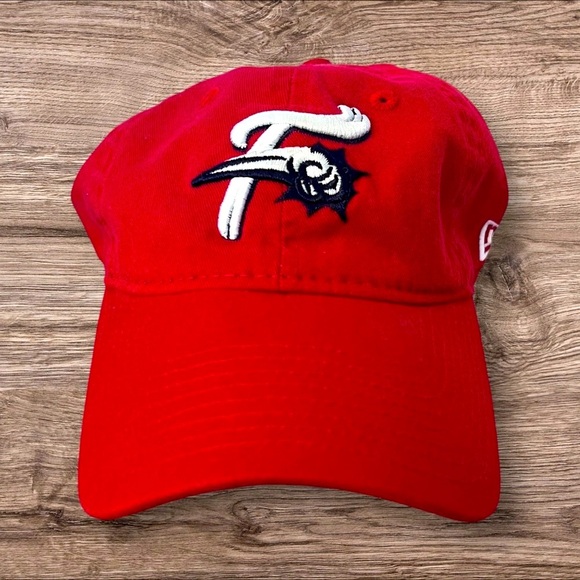 Reading Fighting Phils Red Baseball Cap with Embroidered Logo - Picture 1 of 5